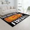 Fireball This House Runs On Ii Area Rug Living Room Rug Home Decor Floor Decor