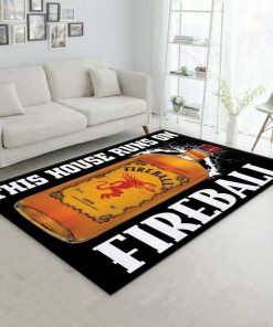 Fireball This House Runs On Ii Area Rug Living Room Rug Home Decor Floor Decor