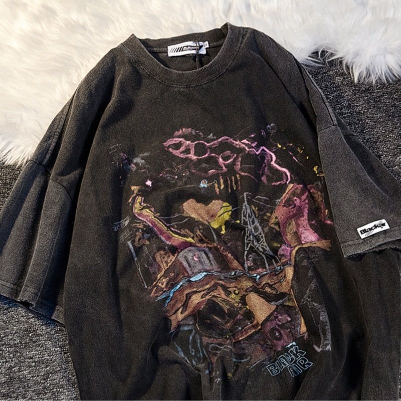 Alt Grunge Oversized T-Shirt - Love Art USA