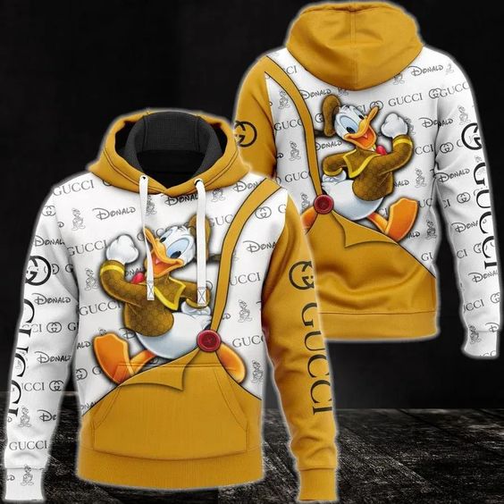 Gucci donald duck unisex hoodie gucci logo hoodie for men women