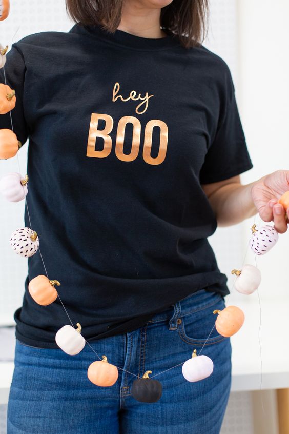 Hey Boo Halloween T-Shirts - Intercept Inter National