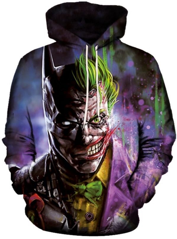 Joker two face – 3d street wear hoodie - Love Art USA