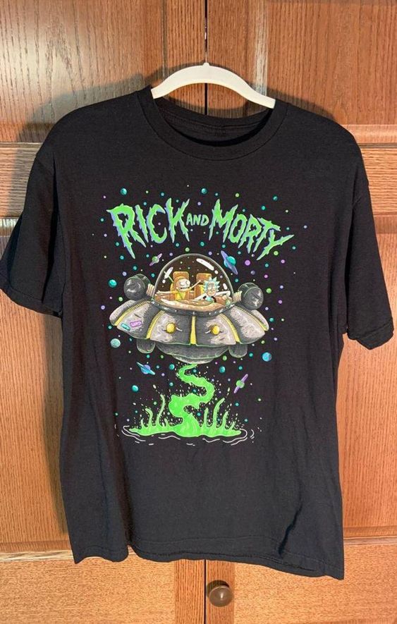 Ripple Junction Rick And Morty Spaceship Dumping Adult T Shirt Jasaust Store