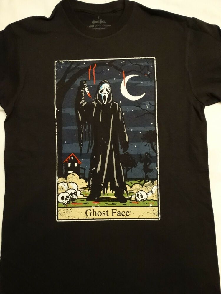 Scream Ghost Face Tarot Card Horror Movie T-Shirt
