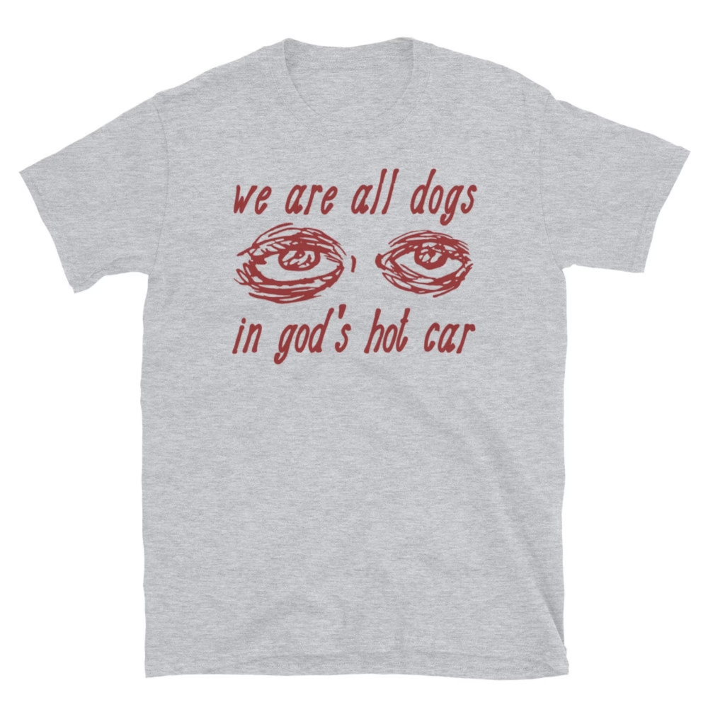 We Are All Dogs In God’s Hot Car – Oddly Specific Meme T-Shirt – Tiktok ...