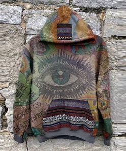 Hoodie Sweatshirt Brown Hooded Tribal Graphic Prints Print Daily Sports 3D Print Streetwear Designer Casual Spring Fall Clothing Apparel