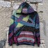 New Casual Warm Pullover Tops Fashion Totem Printing Hooded Sweatshirt Autumn Winter Casual Long Sleeve Loose Hoodies Streetwear - N1