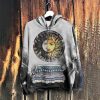 Sun Print Hoodie Women Sweatshirts Aesthetic Ethnic Casual Long Sleeve Pullover Hooded Tops Hippies Streetwear Female Jumper Top - C