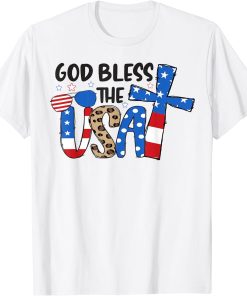 USA Christian Sunglasses American Flag 4th Patriotic Of July T-Shirt