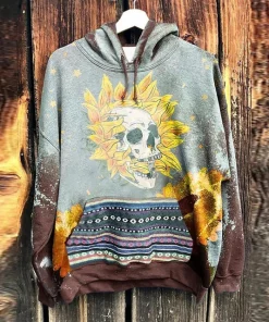 Women Hoodies Sweatshirts Long Sleeve Casual Pullover Clothes Fashionable Design Street Style Tops - Brown