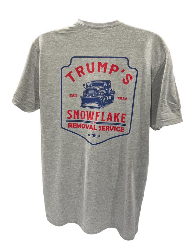 Trump Snowflake Removal Service 2024 T-Shirt, DryBlend Moisture Wicking High Quality S-Shirt Funny Shirt Unisex Shirt, GenX Shirt