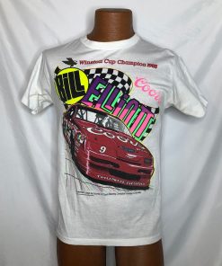 988 Bill Elliott Winston Cup Champion Coors Ford Thunderbird 9 Vintage T-Shirt