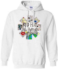 Bravado Adult Red Hot Chili Peppers Doodle Logo Pullover Hoodie