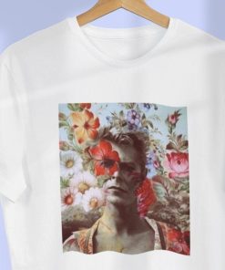 David Bowie Flower T-Shirt