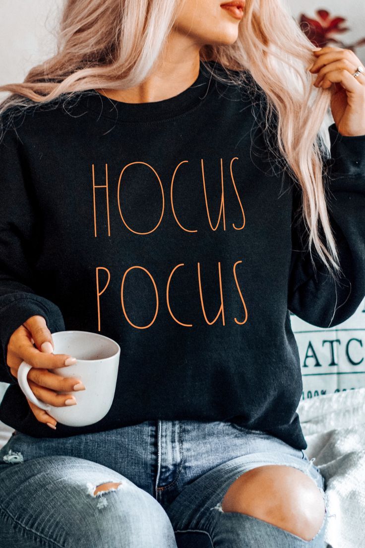 Hocus Pocus, Sanderson Sisters Sweatshirt, Hocus Pocus RAE DUNN Inspired Hallowe …