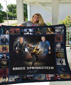 M Bruce Springsteen Quilt Blanket