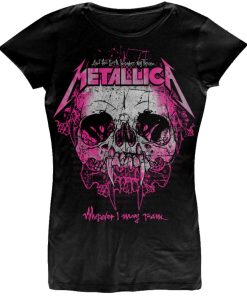 Metallica Ladies Tee Wherever May Roam