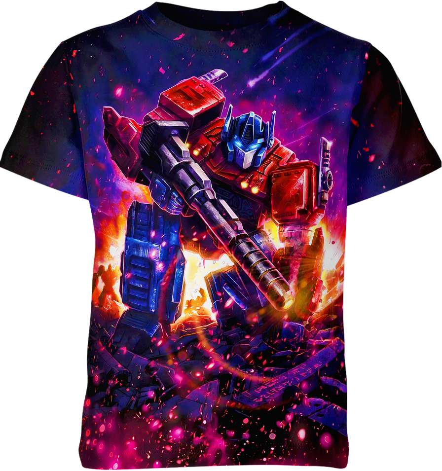 Optimus Prime Transformers Shirt - Merch Cartoon