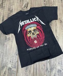 Red Skull Metallica Vintage Style