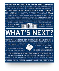 The west Wing Print Wall Art-west Wing Quote Poster-What’s Next-Vote Bartlett