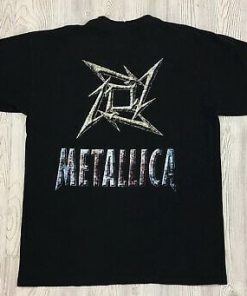 Vintage Metallica Load Ninja Star Logo Travis Scott T-shirt 7390