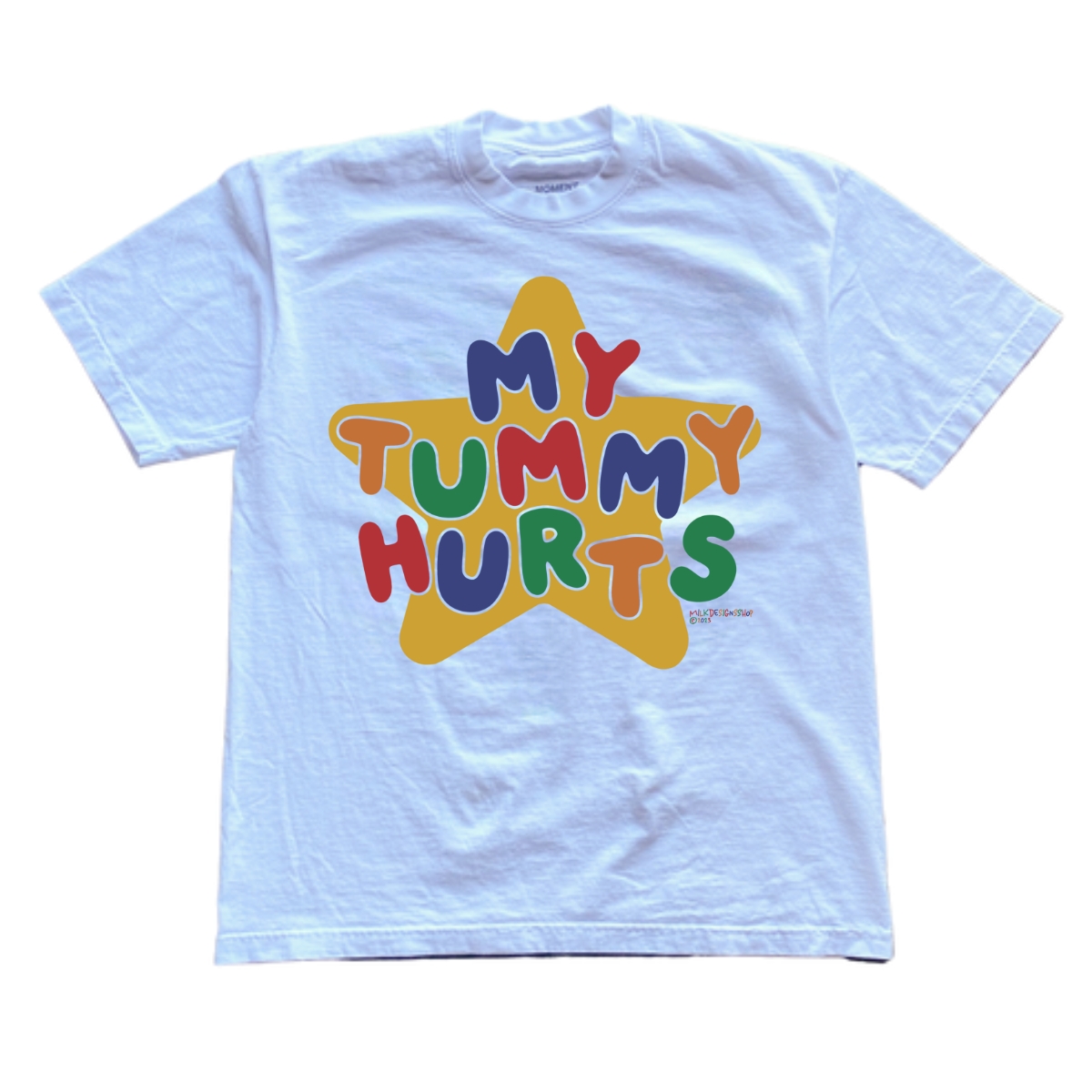 My Tummy Hurts Tee, Funny Meme Shirt, Clowncore Clothing, Clown Shirt