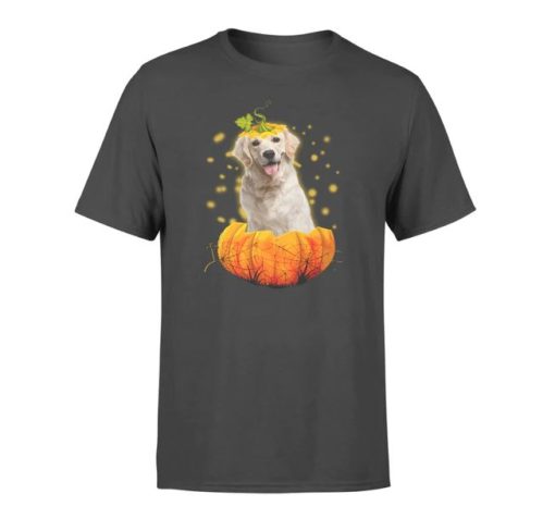 Dog in Pumpkin Halloween Gifts T-Shirt