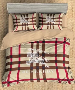 Burberry Fashion Luxury Brand Premium Bedding Set