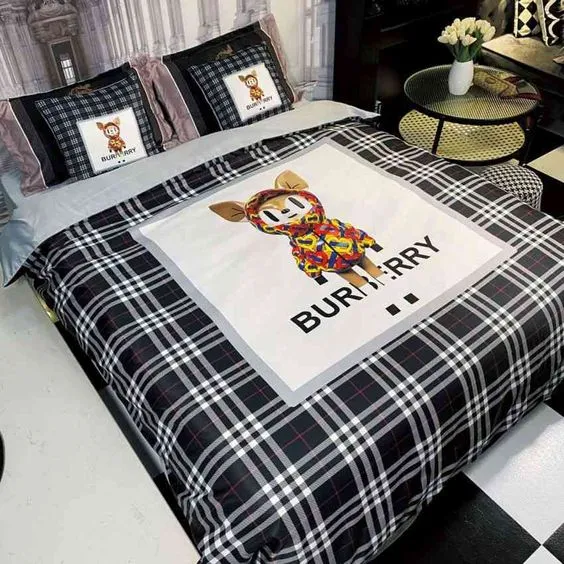 Burberry Luxury Brand High-End Bedding Set