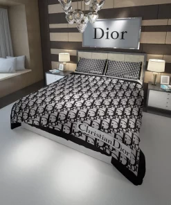 Christian Dior Fashion Luxury Brand Premium Bedding Set