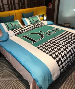 Christian Dior Logo Luxury Brand Bedding Sets