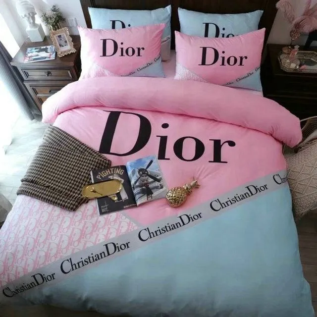 Christian Dior Luxury Brand Premium Bedding Set