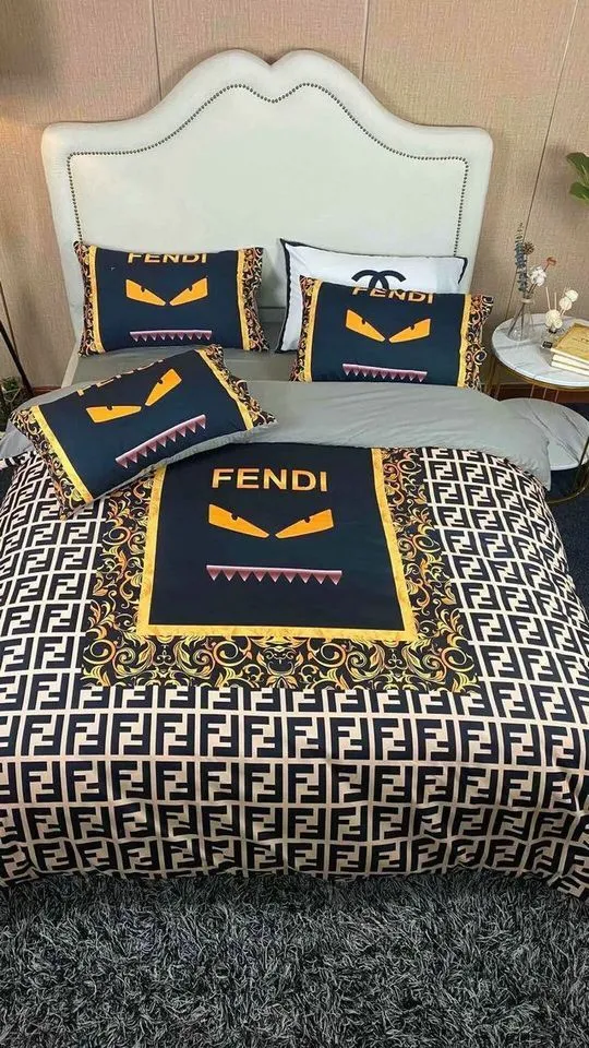 Fendi New Luxury Brand High-End Bedding Set