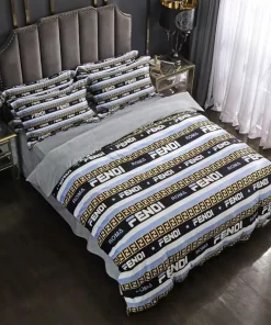 Fendi Roma Luxury Brand Premium Bedding Set