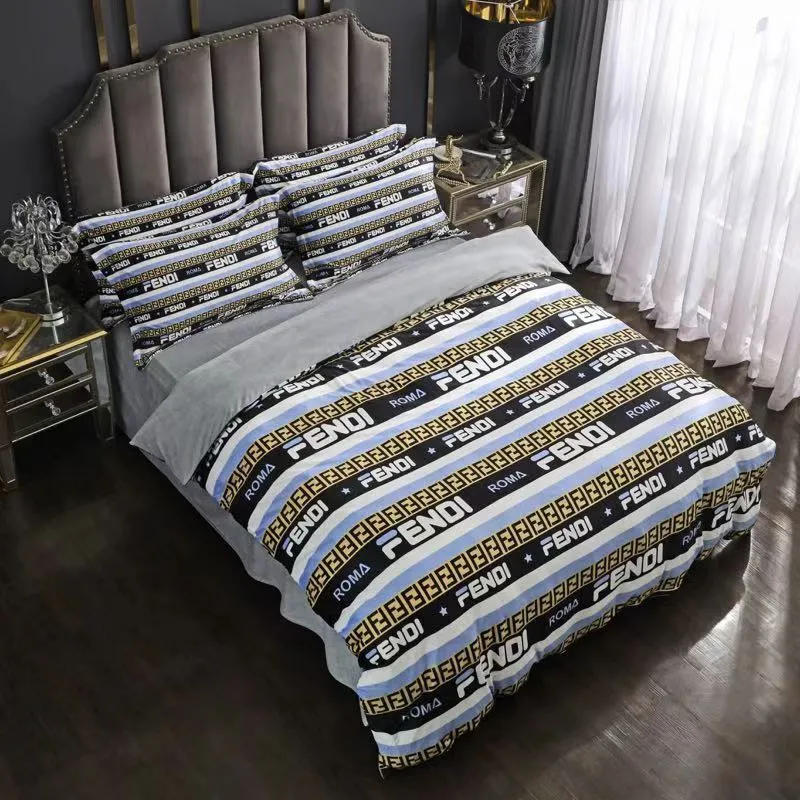 Fendi Roma Luxury Brand Premium Bedding Set