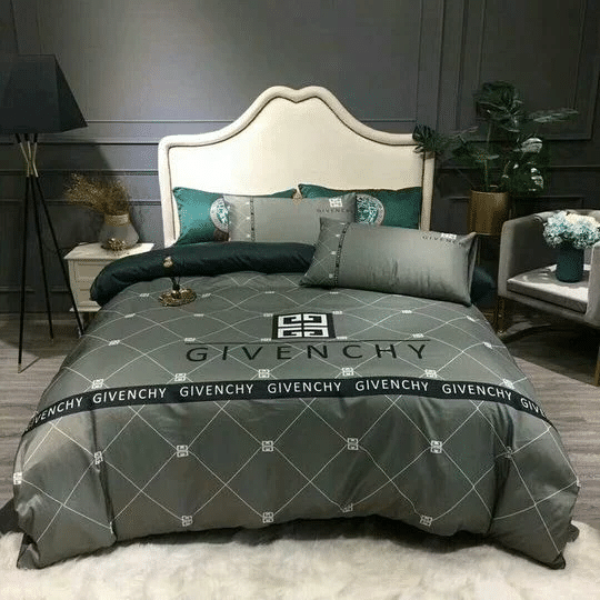 Givenchy Logo Fashion Luxury Brand Bedding Set