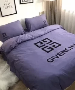 Givenchy Violet Luxury Brand High End Premium Bedding Set