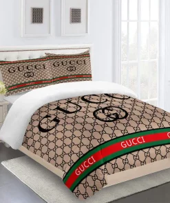 Gucci Beige Fashion Luxury Brand Fashion Bedding Set