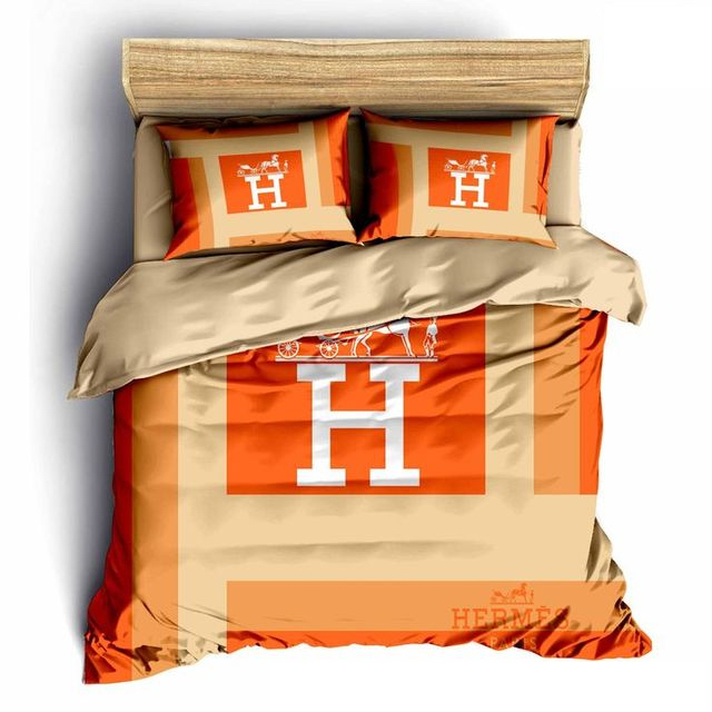 Hermes Fashion Luxury Brand Bedding Set