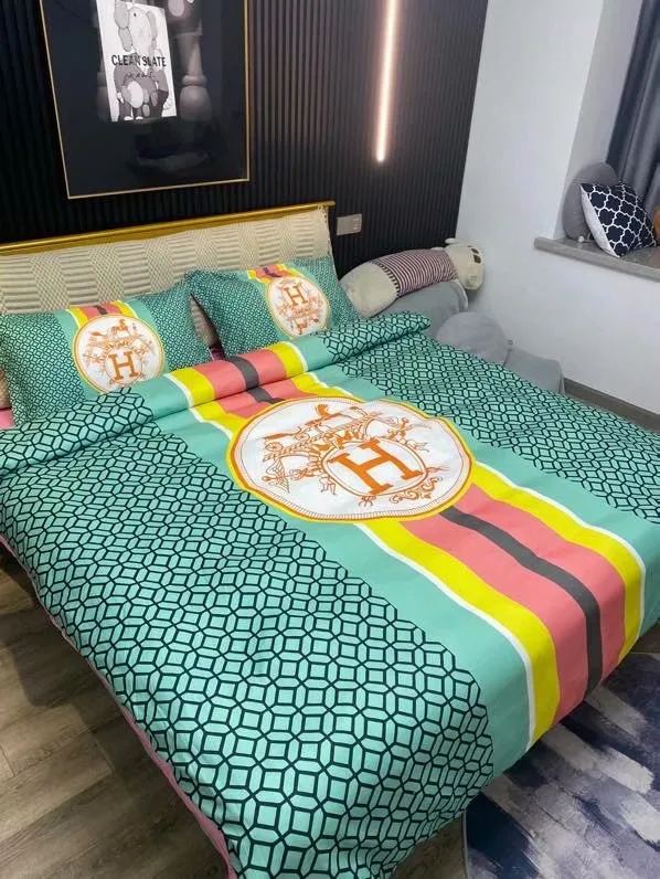 Hermes Hot Luxury Brand Premium Bedding Set