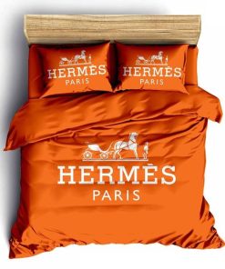 Hermes Paris Fashion Luxury Brand Bedding Set