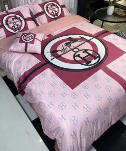 Hermes Pinky Luxury Brand Premium Bedding Set