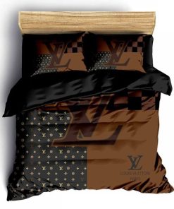 Louis Vuitton Fashion Luxury Brand Fashion Bedding Set