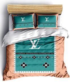 Louis Vuitton Hot Luxury Brand Fashion Bedding Set