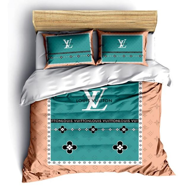 Louis Vuitton Hot Luxury Brand Fashion Bedding Set