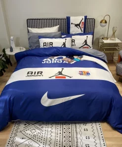 Nike Air Jordan Fashion Logo Luxury Brand Bedding Set