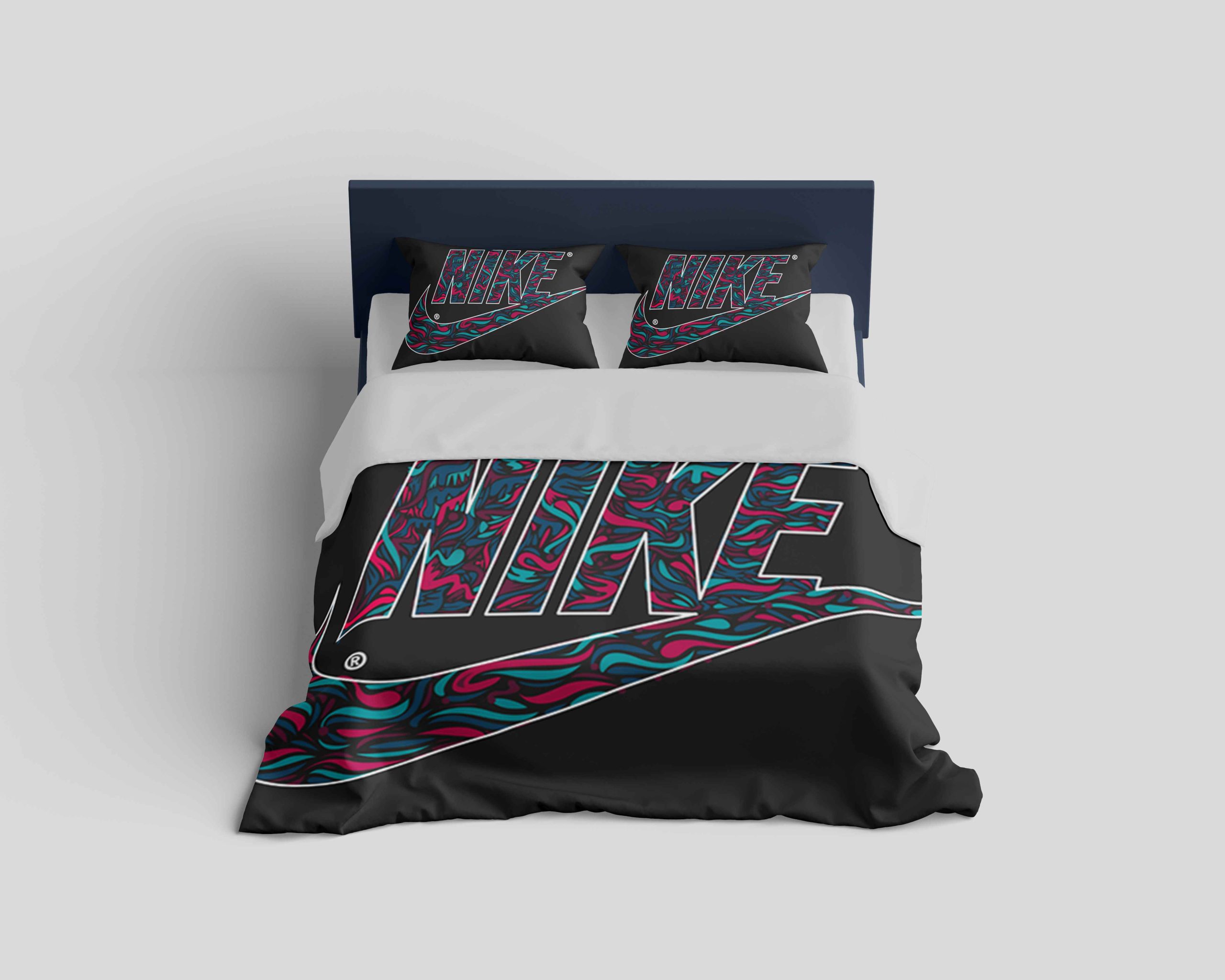 Nike Fashion Logo Luxury Brand Bedding Set