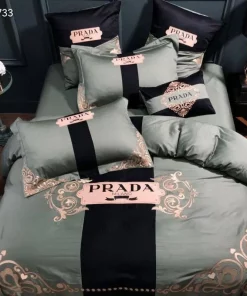 Prada Luxury Brand High End Premium Bedding Set