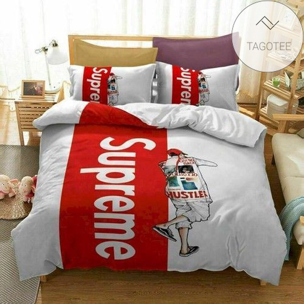 Supreme Hustler Fashion Luxury Brand Bedding Set