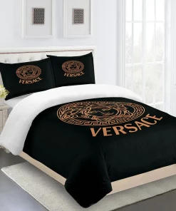 Versace Bronze Luxury Brand Bedding Set